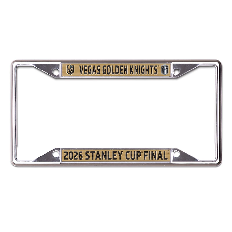 WinCraft Vegas Golden Knights 2026 Stanley Cup Final Laser Cut Metal License Plate Frame