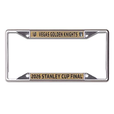 WinCraft Vegas Golden Knights 2026 Stanley Cup Final Laser Cut Metal License Plate Frame
