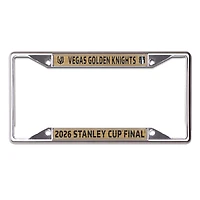 WinCraft Vegas Golden Knights 2026 Stanley Cup Final Laser Cut Metal License Plate Frame