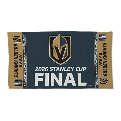 WinCraft Vegas Golden Knights 2026 NHL Western Conference Champions Locker Room 22" x 42" Double-Sided Celebration Towel