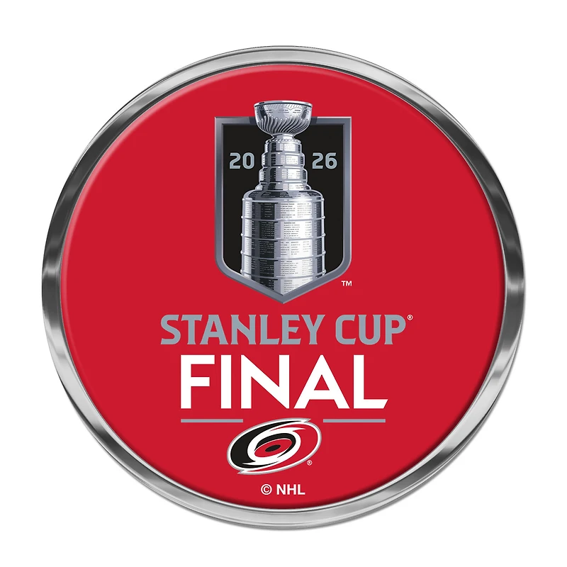 WinCraft Carolina Hurricanes 2026 Stanley Cup Final Domed Auto Emblem