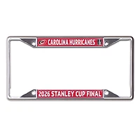 WinCraft Carolina Hurricanes 2026 Stanley Cup Final Laser Cut Metal License Plate Frame