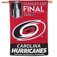 WinCraft Carolina Hurricanes 2026 NHL Eastern Conference Champions 28" x 40" Single-Sided Vertical Banner