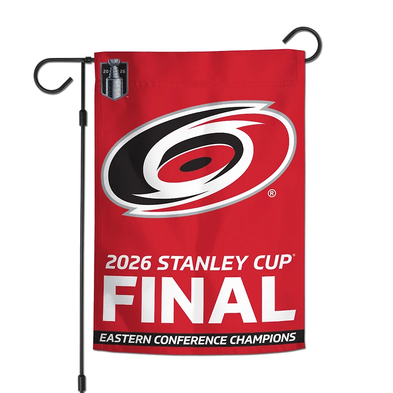 WinCraft Carolina Hurricanes 2026 NHL Eastern Conference Champions 12" x 18" Double-Sided Garden Flag