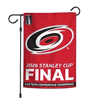 WinCraft Carolina Hurricanes 2026 NHL Eastern Conference Champions 12" x 18" Double-Sided Garden Flag