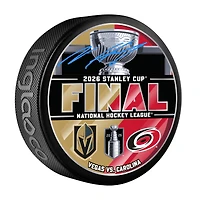 Noah Hanifin Vegas Golden Knights Autographed 2026 Stanley Cup Final Dueling Matchup Hockey Puck