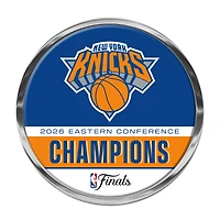 WinCraft New York Knicks 2026 NBA Eastern Conference Champions Domed Auto Emblem