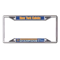 WinCraft New York Knicks 2026 NBA Eastern Conference Champions Laser Cut Metal License Plate Frame