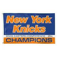 WinCraft New York Knicks 2026 NBA Eastern Conference Champions Single-Sided 3' x 5' Deluxe Flag