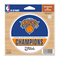 WinCraft New York Knicks 2026 NBA Eastern Conference Champions 5" x 5" Vinyl Magnet