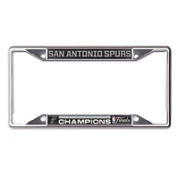 WinCraft San Antonio Spurs 2026 NBA Western Conference Champions Laser Cut Metal License Plate Frame