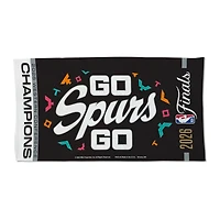 WinCraft San Antonio Spurs 2026 NBA Western Conference Champions Locker Room 22" x 42" Double-Sided Celebration Towel