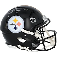 James Harrison Pittsburgh Steelers Autographed Riddell Speed Authentic Helmet with "2008 DPOY" Inscription