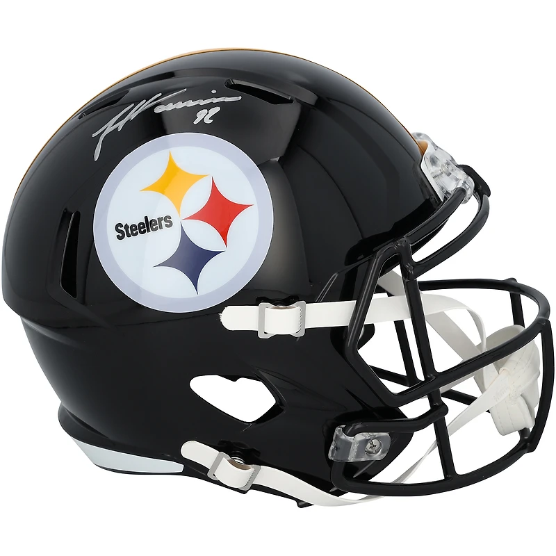 James Harrison Pittsburgh Steelers Autographed Riddell Speed Replica Helmet