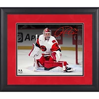 Frederik Andersen Carolina Hurricanes Facsimile Signature Framed 11" x 14" Spotlight Photograph