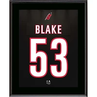Jackson Blake Carolina Hurricanes 10.5" x 13" Jersey Number Sublimated Player Plaque