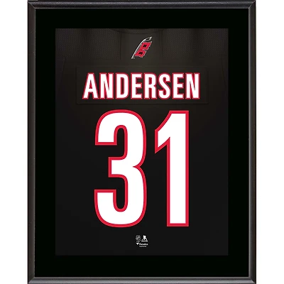 Frederik Andersen Carolina Hurricanes 10.5" x 13" Jersey Number Sublimated Player Plaque