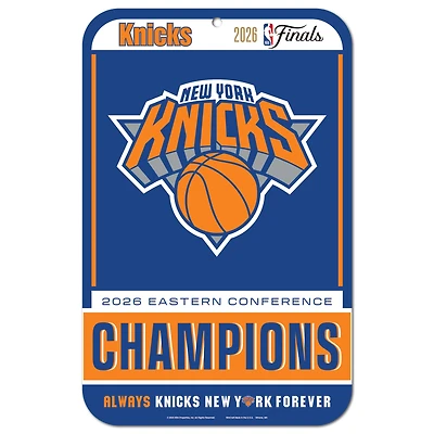 WinCraft New York Knicks 2026 NBA Eastern Conference Champions 11" x 17" Indoor/Outdoor Sign