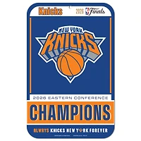 WinCraft New York Knicks 2026 NBA Eastern Conference Champions 11" x 17" Indoor/Outdoor Sign