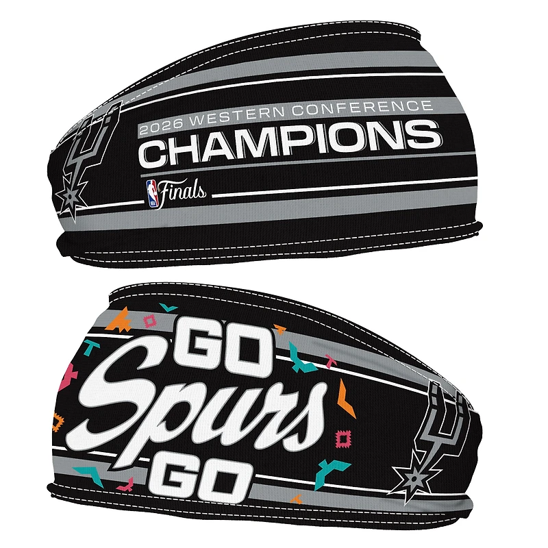 WinCraft San Antonio Spurs 2026 NBA Western Conference Champions Headband