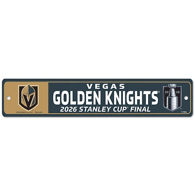 WinCraft Vegas Golden Knights 2026 Stanley Cup Final 3.75'' x 19'' Street Sign