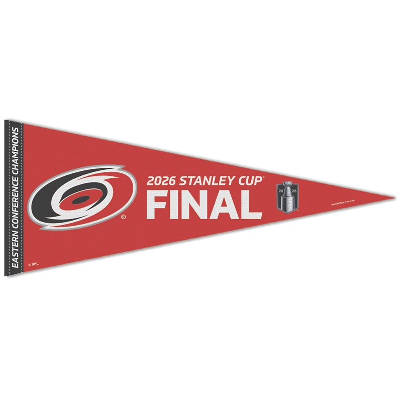 WinCraft Carolina Hurricanes 2026 NHL Eastern Conference Champions 12" x 30" Premium Pennant