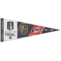 WinCraft Vegas Golden Knights vs. Carolina Hurricanes 2026 Stanley Cup Final Matchup 12" x 30" Premium Pennant