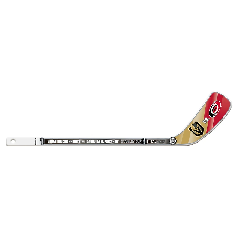 Vegas Golden Knights vs. Carolina Hurricanes Inglasco 2026 Stanley Cup Final Dueling Matchup Mini Wood Stick