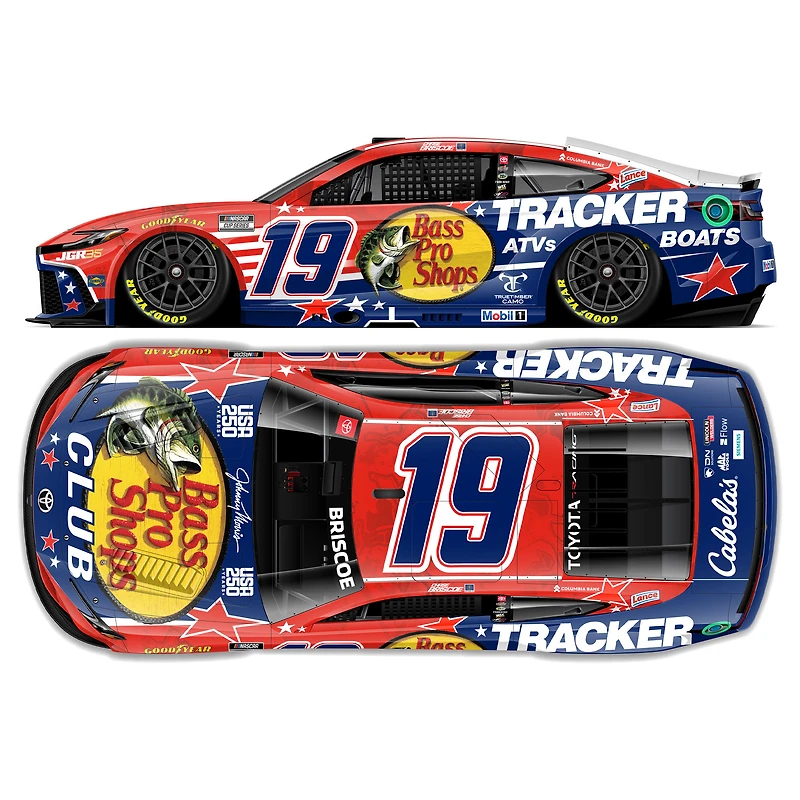 Action Racing Chase Briscoe 2026 #19 Bass Pro Shops/Tracker Salutes 1:64 Regular Paint Die-Cast Toyota Camry XSE