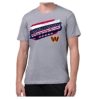 Men's Starter Gray Washington Commanders Patriotic Paint T-Shirt