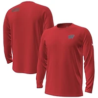 Men's Under Armour Red Wisconsin Badgers 2026 Lambeau Field Collection Vanish Long Sleeve T-Shirt