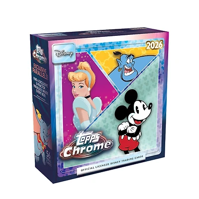 2026 Topps Chrome Disney Factory Sealed Mega Box