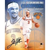 Josh Hart New York Knicks Autographed 16" x 20" 2026 NBA Eastern Conference Champions Collage Photograph