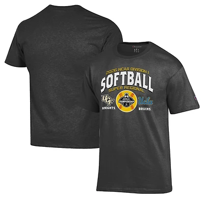 Men's Champion Gray UCLA Bruins vs. UCF Knights 2026 NCAA Softball Super Regional Matchup T-Shirt