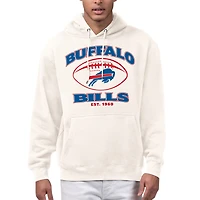 Men's Starter Cream Buffalo Bills Kickoff Fleece Hoodie
