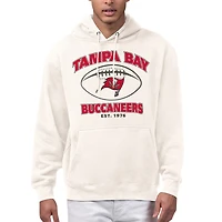 Men's Starter Cream Tampa Bay Buccaneers Kickoff Fleece Hoodie