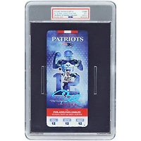 Tom Brady New England Patriots Autographed Tom Brady Retirement Ceremony Commemorative Ticket PSA Authenticated /10 Ticket from September 10