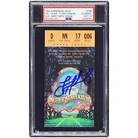 Troy Aikman Dallas Cowboys Autographed 1994 Super Bowl XXVIII PSA Authenticated Auto 10 Ticket