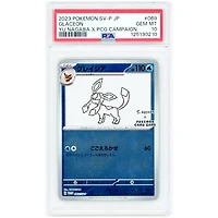 Glaceon 2023 Pokemon Scarlet & Violet Japanese Yu Nagaba Promo #069 PSA Authenticated 10 Card