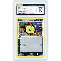 Natu Delta Species 2006 Pokemon EX Dragon Frontiers Common #55 CGC Authenticated 10 Card