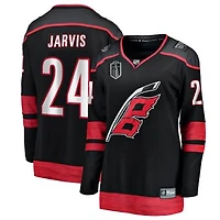 Women's Fanatics Seth Jarvis Black Carolina Hurricanes 2026 Stanley Cup Final Home Breakaway Jersey