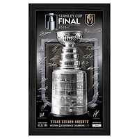 Highland Mint Vegas Golden Knights 2026 NHL Western Conference Champions 12" x 20" Framed Signature Photo