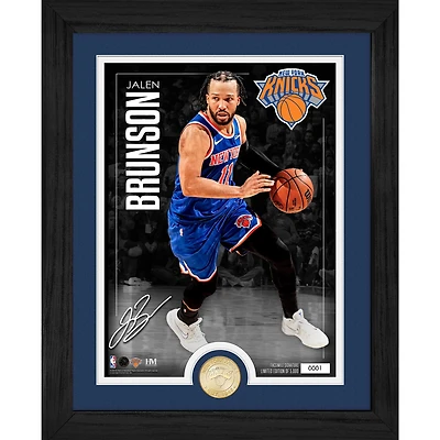 Highland Mint Jalen Brunson New York Knicks Bronze Coin Photo Mint