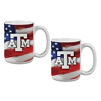 Texas A&M Aggies  Two-Pack 15oz. Americana Mug Set