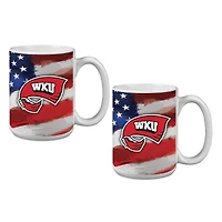 Western Kentucky Hilltoppers  Two-Pack 15oz. Americana Mug Set