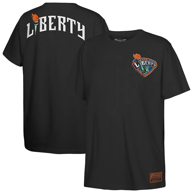 Youth Mitchell & Ness Black New York Liberty Classic T-Shirt