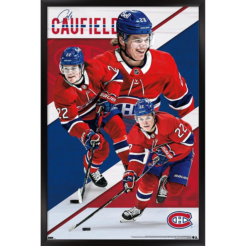 Cole Caufield Montreal Canadiens 23" x 34" Framed Player Poster