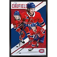 Cole Caufield Montreal Canadiens 23" x 34" Framed Player Poster