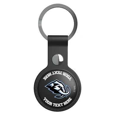 Keyscaper Utah Mammoth Personalized Black Leatherette AirTag Holder