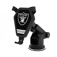 Keyscaper Las Vegas Raiders Linen Stripe Wireless Car Charger